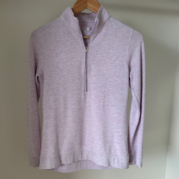 Peter Millar Tops - Peter Millar Light Purple Quarter-Zip Pullover size small